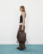 Backpack: Coffee Pebbled Leather