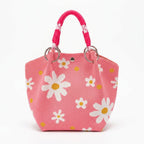 Knit Magnetic Clasp Bucket Bag