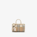 BURBERRY Mini Check Bowling Bag