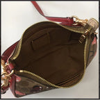 Teri Shoulder Bag Signature Canvas Cherry Print