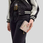Coach Snap Wallet Floral Print